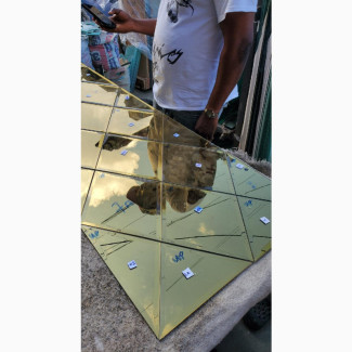 Gold Reflective Mirror Panels