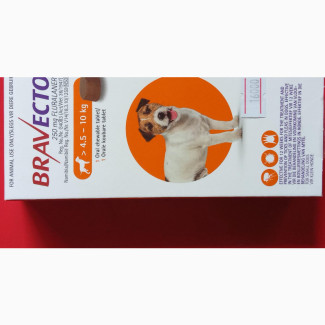 Bravecto Tick Drug for 4.5 - 10 Kg Dogs