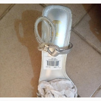 Quality 2in1 Heels, Slippers/Sandals, Silver 40, Gold 41
