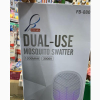Mosquito Killer: Rechargeable LED Light Swatter with Base