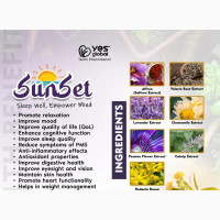 Sunset Sleep Well Empower Mind Supplement - YES GLOBAL