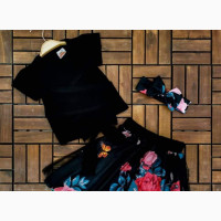 Stylish Female Children#039;s Clothes - Shirt and Skirt Combo