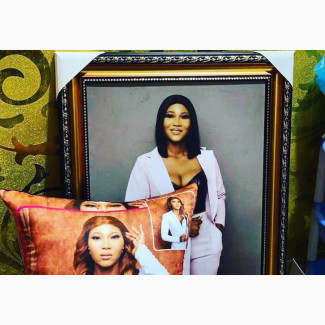 Photo Frame Throw Pillow