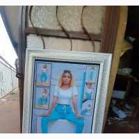 Photo Frame Throw Pillow