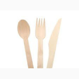 A Pack of Wooden Cutleries