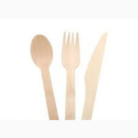 A Pack of Wooden Cutleries