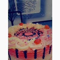 Pink Buttercream Cake