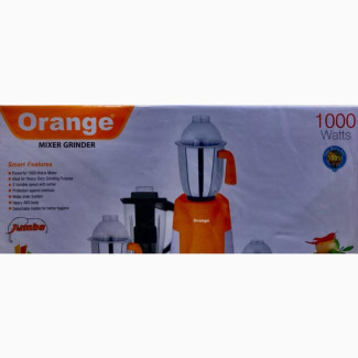 Orange Mixer Grinder 4in1