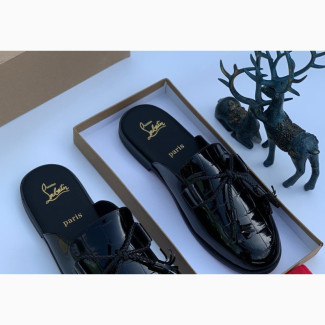 Christian Louboutin Patent Leather Half Shoe