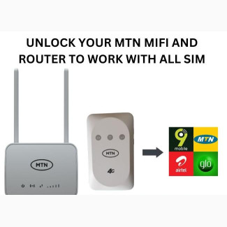 MTN 4G Mifi and Router Unlocking Service Available
