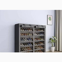 6 Tier Shoe Rack With Non-Woven Fabric Cover
