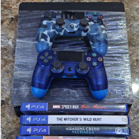 Very Clean Ps4 Slim With 2 Pads and 10 CDS VERSION 10.5