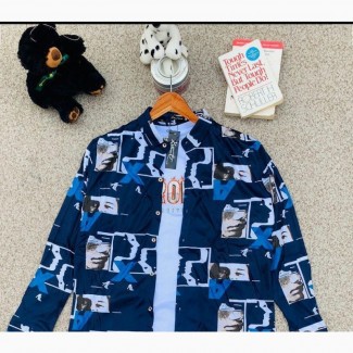 Men Long Sleeve Vintage Shirts