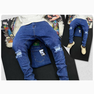 High Quality Straight Jeans Blue, Black and Ash (Swipe Left)