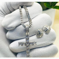 Unique Chain, Pendant and Earings