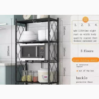 5 Tier Foldable Storage Rack