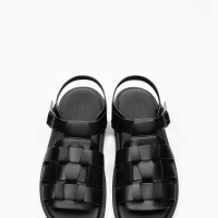 Strappy Sandals With Buckle Fastening