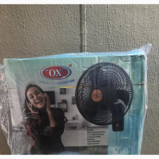 Brand New Ox Wall Fan -Elegant a Nd Stylish Design