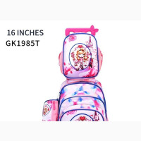 Children Character Trolly School Bag