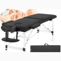 2 Fold Iron Massage Bed for Spa, Massage Room, Hospital Room