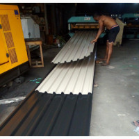 Aluminium Long Span Roofing Sheet Beige 0.55mm