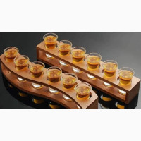 Brand New Shot Glasses With Rack