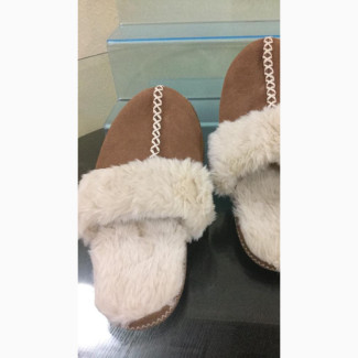 Fur Real Suede Cosy Fluffy Indoor House Slippers