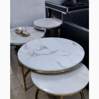Marble Top Set of Centre Table By