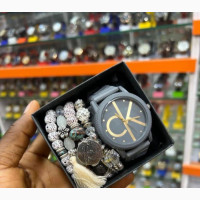 Stylish CK Wrist Watch With Hand Beads
