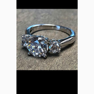 U.S Sterling Silver Ladies Proposal Ring - Silver