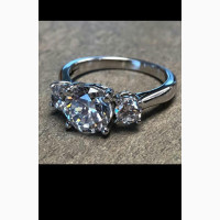 U.S Sterling Silver Ladies Proposal Ring - Silver