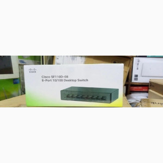 Cisco SF110D_08 10/100 Desktop Switch - Brand New