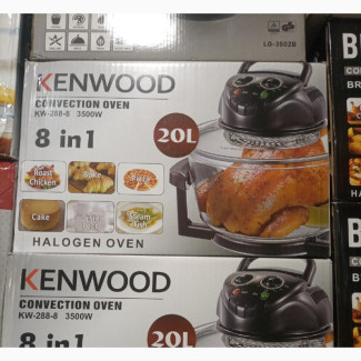 Kenwood 20L Black Premium Convention Halogen Oven Cooker