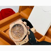 Hublot Leather Wristwatch - Classic and Quality Fashion