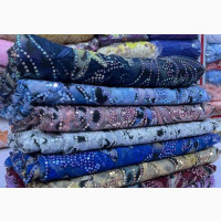 High Quality African Lace Fabric With Sequins for Unisex