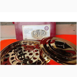Holy Communion Try With Cover and Free Cups (1 Tray)
