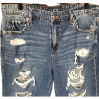Denim Shredded Jean