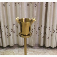 Quality Gold Wine Bucket With/ Without Stand