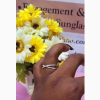 925 Twist Bridal Wedding Band