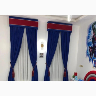 Exotic Curtain Design Set Up With Pelmet and Accessories