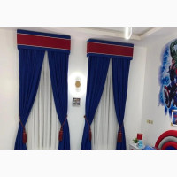 Exotic Curtain Design Set Up With Pelmet and Accessories