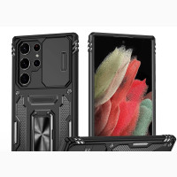 Samsung Galaxy S22 Ultra Case With Stand Slide Camera Cove