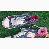 Girls Solid High Top Sneakers