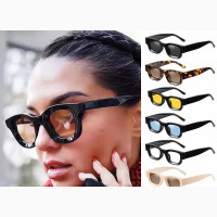 Small Square Polarized Sunglasses Women Popular Retro Punk