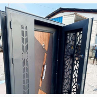 7ft by 4ft Door in Door Buglary Door (Turkey Special Design)