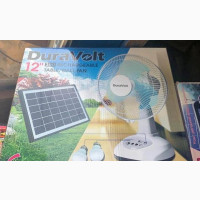 Duravolt 12 Inches 3in1 Rechargeable Table Fan