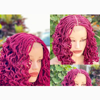 Lush Wine Braided Wig - Perfect for a stylish look