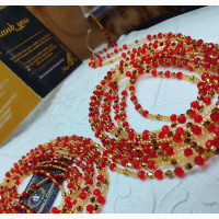 Red/Gold Waistbead