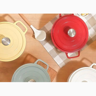 Enamel Cast Iron Pot