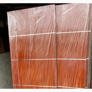 HDF Cherry Door, HDF Frame, Door Lock and Hidden Hinges